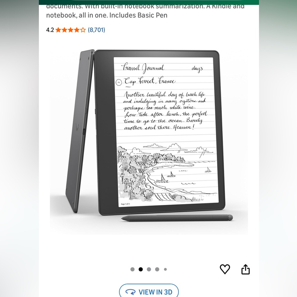 Kindle scribe